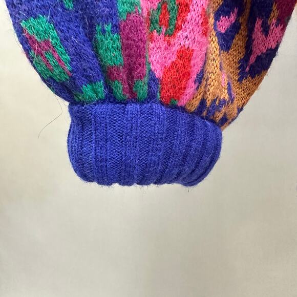 Farm Rio Mixed Leopard Pop Sweater Dress Size Medium - Picture 11 of 16